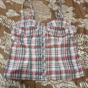 Vintage corset tank top